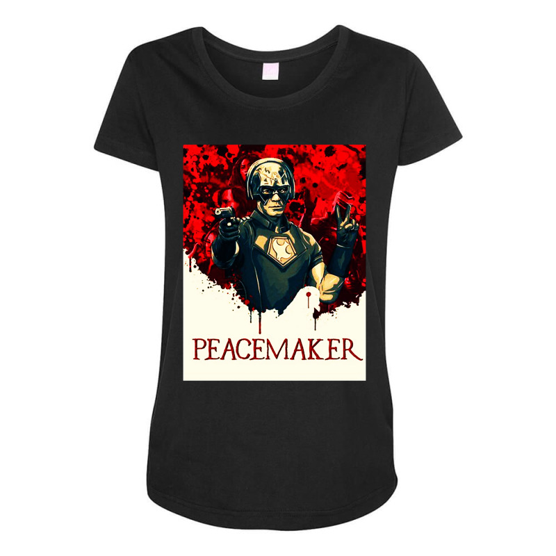 Vigilante Peacemaker Quotes Maternity Scoop Neck T-shirt | Artistshot