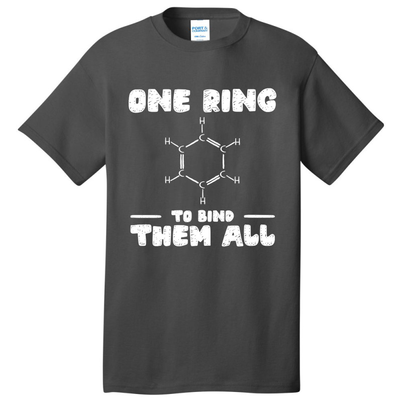 Chemistry Benzene Ring Molecule Bond-5167u Basic T-shirt by laurynvanhoose | Artistshot