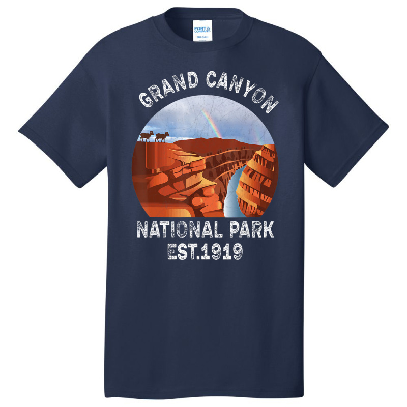 Grand Canyon National Park Arizona Vintage Retro 70s 80 Basic T-shirt | Artistshot