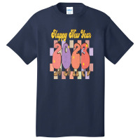 Happy New Year Party Family Celebration Goodbye Christmas Basic T-shirt | Artistshot