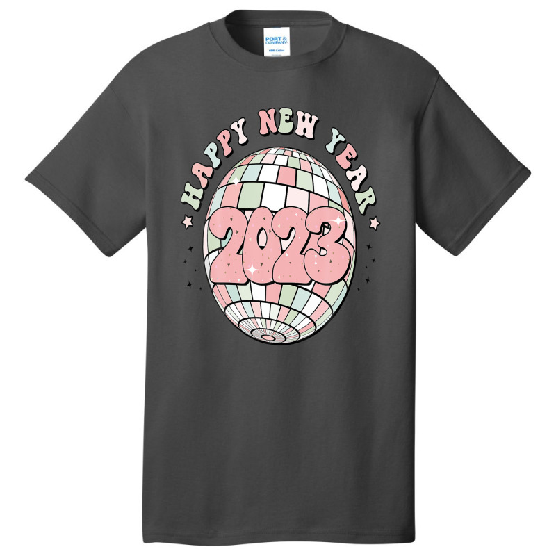 Happy New Year Party Family Celebration Goodbye Christmas Basic T-shirt | Artistshot