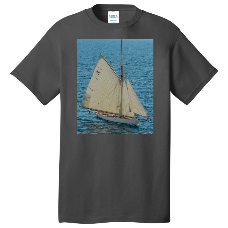 White Sailing Ship Basic T-shirt | Artistshot