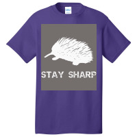 Music Stay Sharp Music Note Poster Basic T-shirt | Artistshot