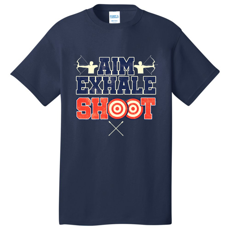 Archer Aim Exhale Shoot Bow And Arrow Archery Basic T-shirt | Artistshot