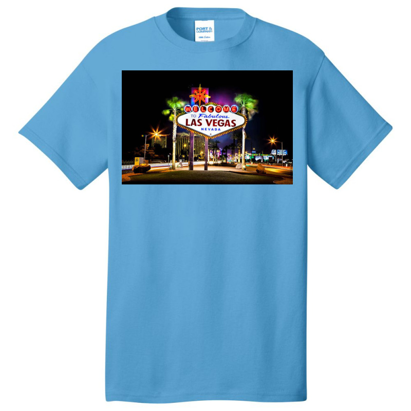 Las Vegas Sign Basic T-shirt | Artistshot