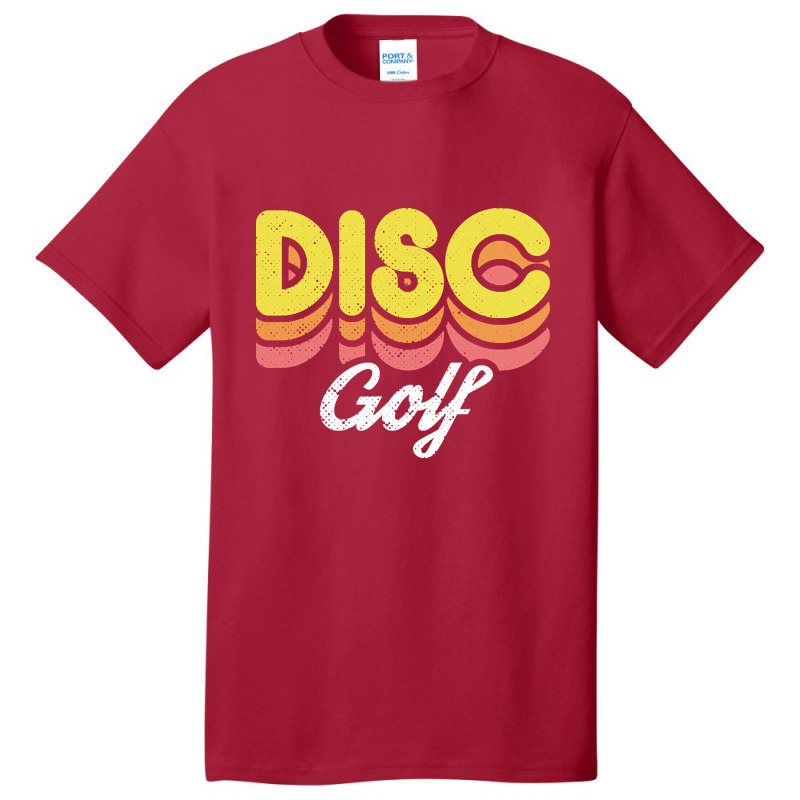 Retro Disc Golf Basic T-shirt | Artistshot