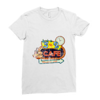 The 5 To 2 Cafe From Natural Born Killers Natural Born Ladies Fitted T-shirt | Artistshot