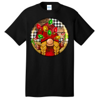 Christmas Gnome Basic T-shirt | Artistshot