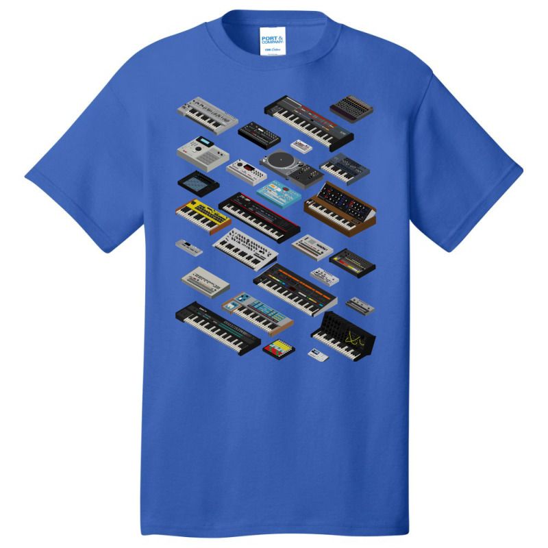 Synthesizer Fan Collection Basic T-shirt | Artistshot