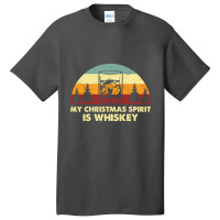 Limited Edition Retro Christmas Spirit Basic T-shirt | Artistshot