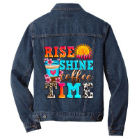 Rise And Shine Coffee Time Men Denim Jacket | Artistshot