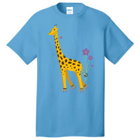 Trending Funny Roller Skating Giraffe Basic T-shirt | Artistshot