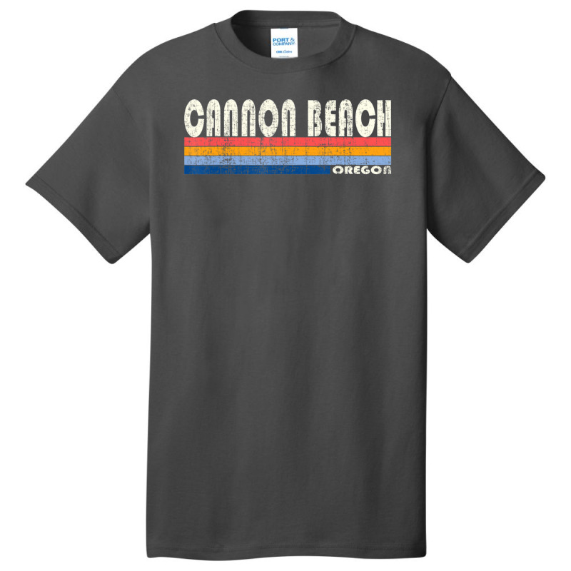 Vintage 70s 80s Style Cannon Beach Or Basic T-shirt by hongquangd | Artistshot