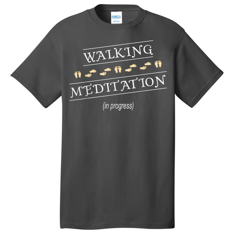 Walking Meditation In Progress Basic T-shirt by VictorMRodriguez | Artistshot