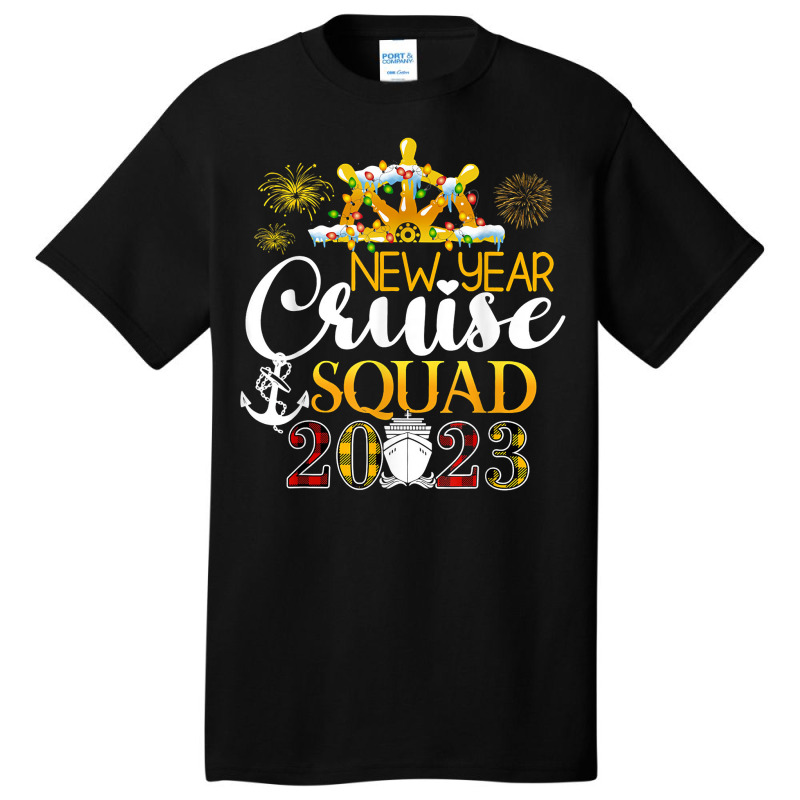 Cruise Ship Happy New Year Cruise Squad 2023 T Shirt Basic T-shirt | Artistshot