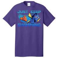 Finding Nemo Just Keep Swimming Funny Nemo And Dory Unisex Tee Adult T Basic T-shirt | Artistshot