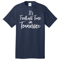 It S Football Time In Tennessee Vintage Fan Vol Fall Basic T-shirt | Artistshot