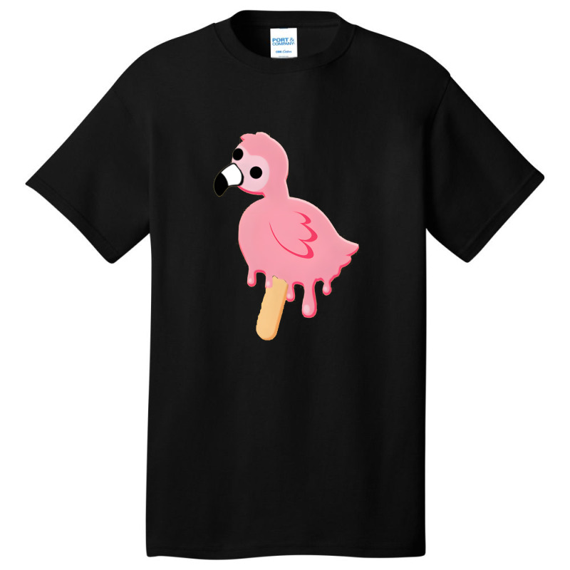 Trending Flamingo Melting Pop Merchandise Basic T-shirt by mckeebeckett3l9yxd | Artistshot