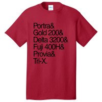 Helvetica Film Stock Basic T-shirt | Artistshot