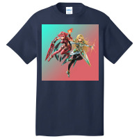 Pyra Amp Mythra Smash Ultimate Artwork Poster Cool Basic T-shirt | Artistshot