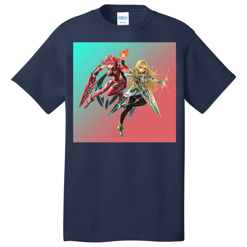 Pyra Amp Mythra Smash Ultimate Artwork Poster Cool Basic T-shirt | Artistshot