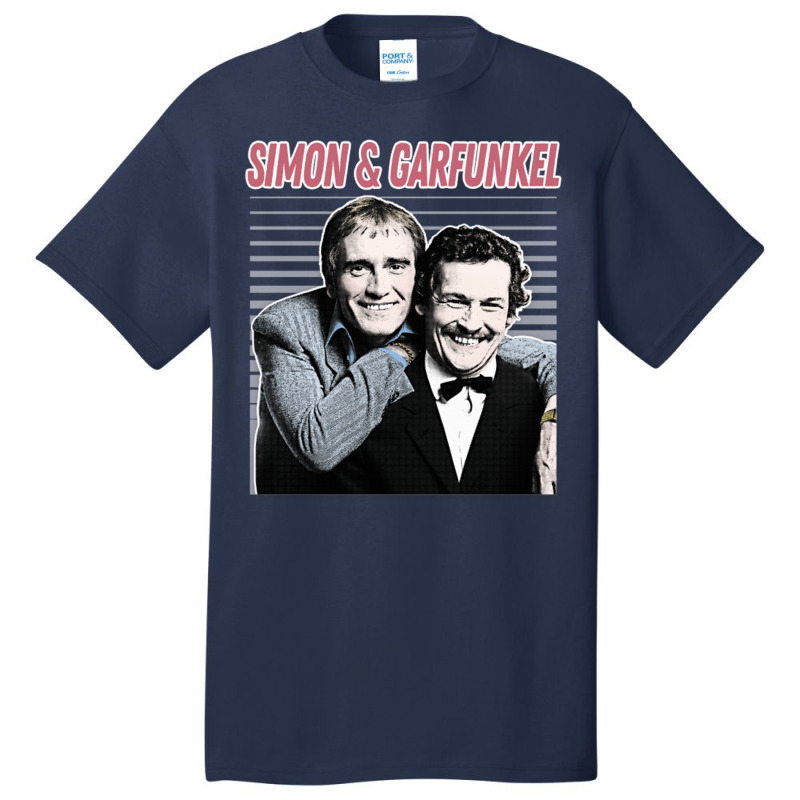 Simon Garfunkel Retro Aesthetic Meme British Humour Parody Design Basic T-shirt | Artistshot