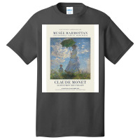 Claude Monet   Woman With A Parasol   Madame Monet And Her Son Basic T-shirt | Artistshot