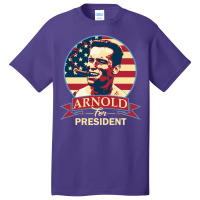 Arnold For President   Nostalgia Basic T-shirt | Artistshot