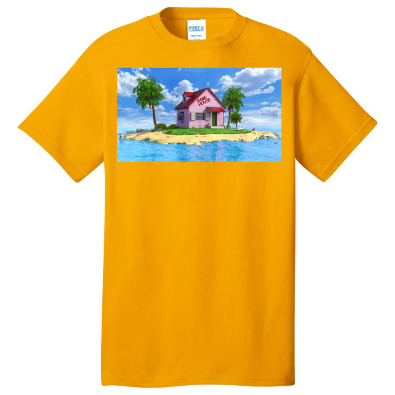 Kame House Poster Vintage Basic T-shirt by woelkelytjeb | Artistshot