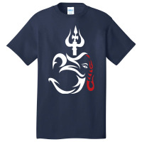 Limited Edition Om-ganesha And Lord Shiva Divine Trident Trishul Basic T-shirt | Artistshot