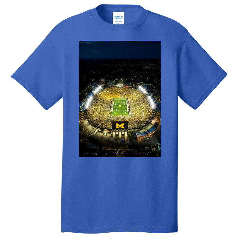 The Michigan Stadium Basic T-shirt | Artistshot