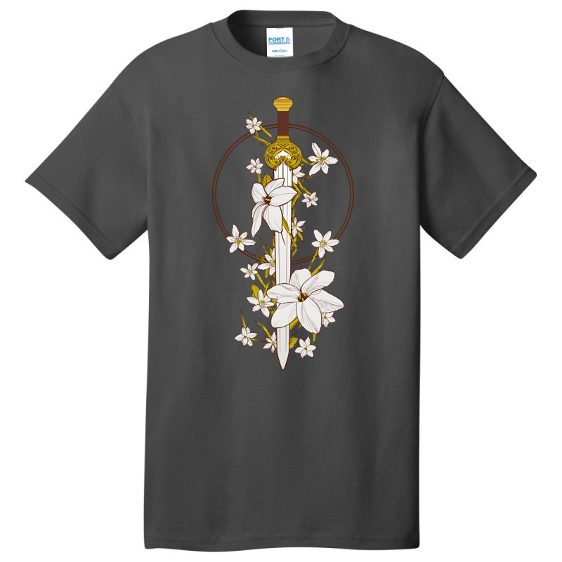 Trending Petals On The Burial Mounds Basic T-shirt by Milne Charlton | Artistshot