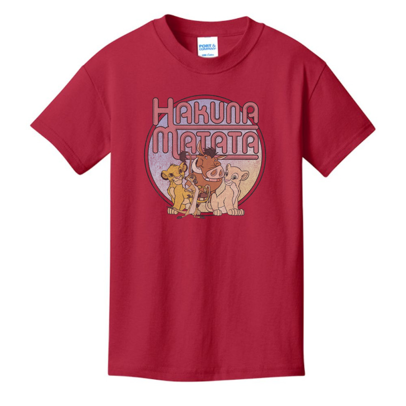 Lion King Retro Hakuna Matata Simba And Friends Basic Youth T-shirt by rastyrocl | Artistshot