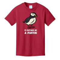 I'd Rather Be Seabird Lover Puffin Bird Lover Puffin Lover T Shirt Basic Youth T-shirt | Artistshot