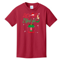 Let S Get Elfed Up Funny Drinking Christmas Gift Basic Youth T-shirt | Artistshot