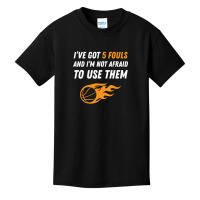 Funny Basketball  5 Fouls Basic Youth T-shirt | Artistshot