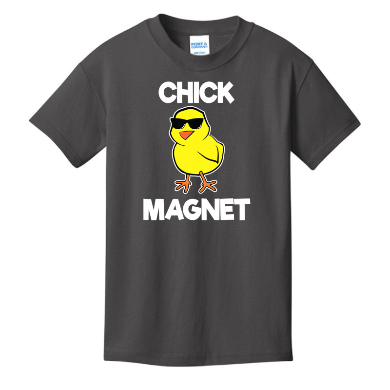 Chick Magnet  Funny Boys Kids Easter Cool Chick Basic Youth T-shirt by HANANELArtist | Artistshot