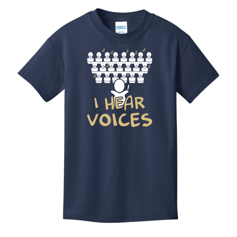 Choir Teacher  I Hear Voices Funny Chorister Tee Basic Youth T-shirt by HANANELArtist | Artistshot