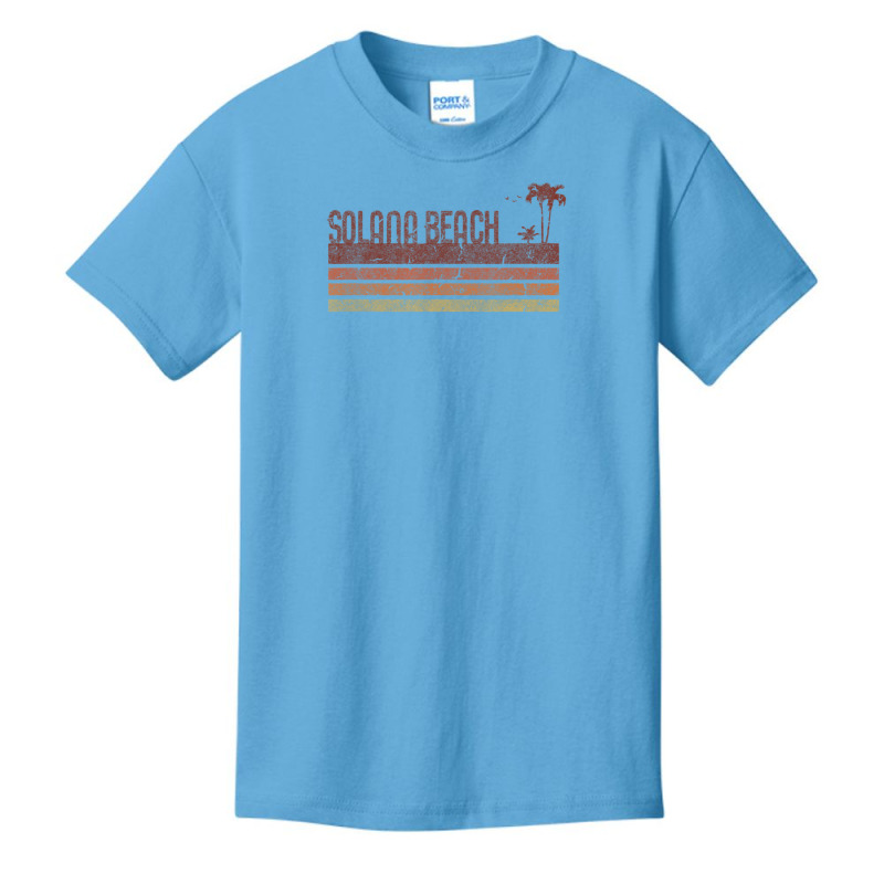 Solana Beach California Vintage 70s 80s Vacation Basic Youth T-shirt by hongquangd | Artistshot