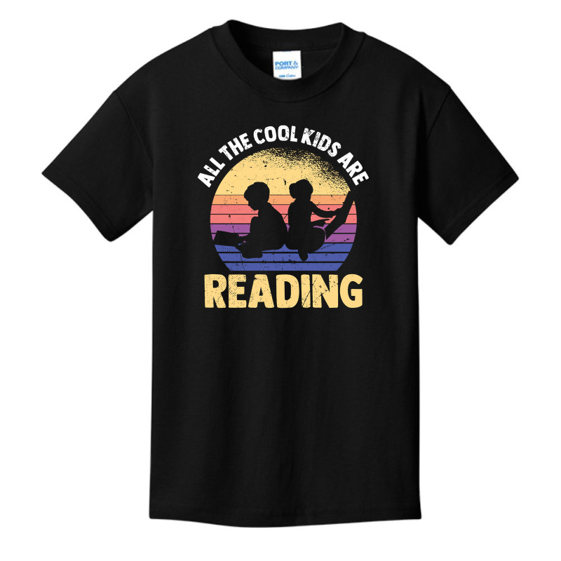 Limited Edition All The Cool Kids Are Reading Book Vintage Reto Basic Youth T-shirt by declangreenwood | Artistshot