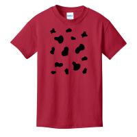 Cute Dalmatian Halloween Costume Dog Black Spots Pattern Basic Youth T-shirt | Artistshot