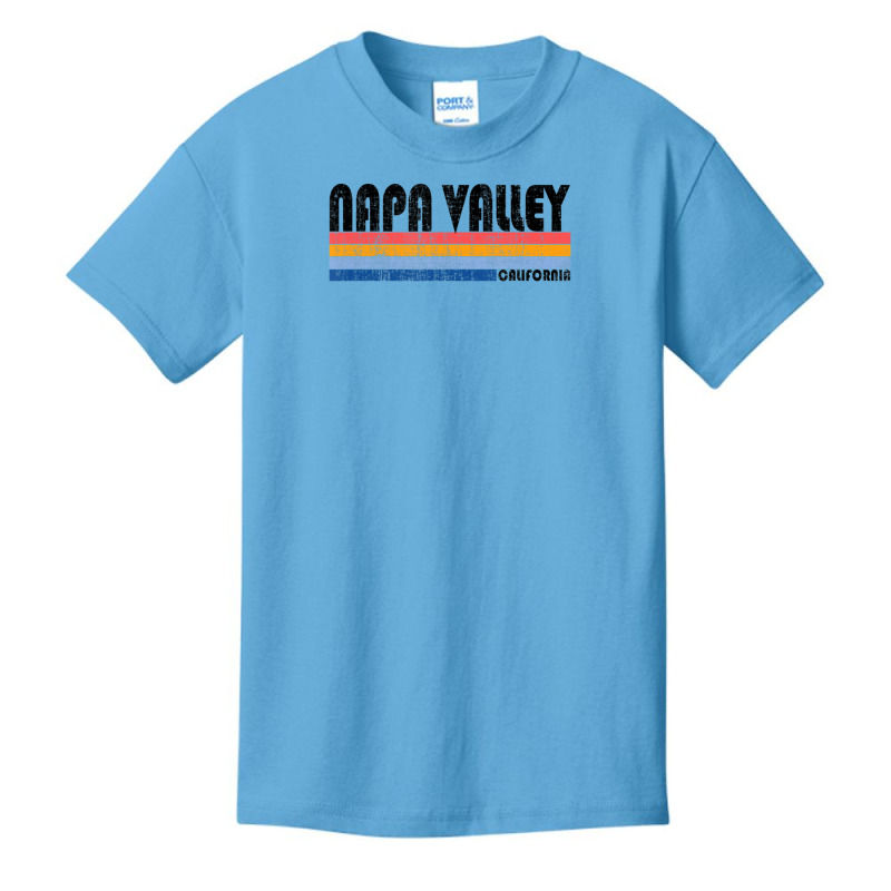 Vintage 70s 80s Style Napa Valley, California Basic Youth T-shirt by hongquangd | Artistshot