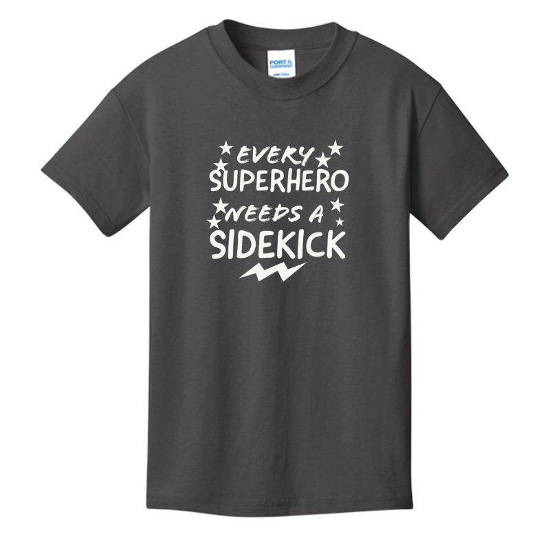 Every Superhero Needs A Sidekicks Basic Youth T-shirt by SuzanneElaineSehorn | Artistshot