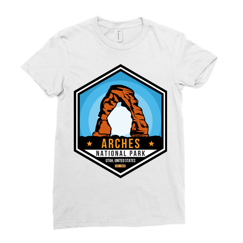 Arches National Park Ladies Fitted T-Shirt by DonieRan | Artistshot