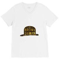 The Brown Derby, World V-neck Tee | Artistshot