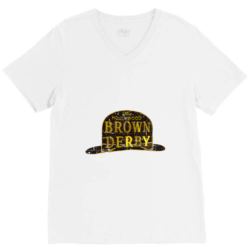 The Brown Derby, World V-neck Tee | Artistshot