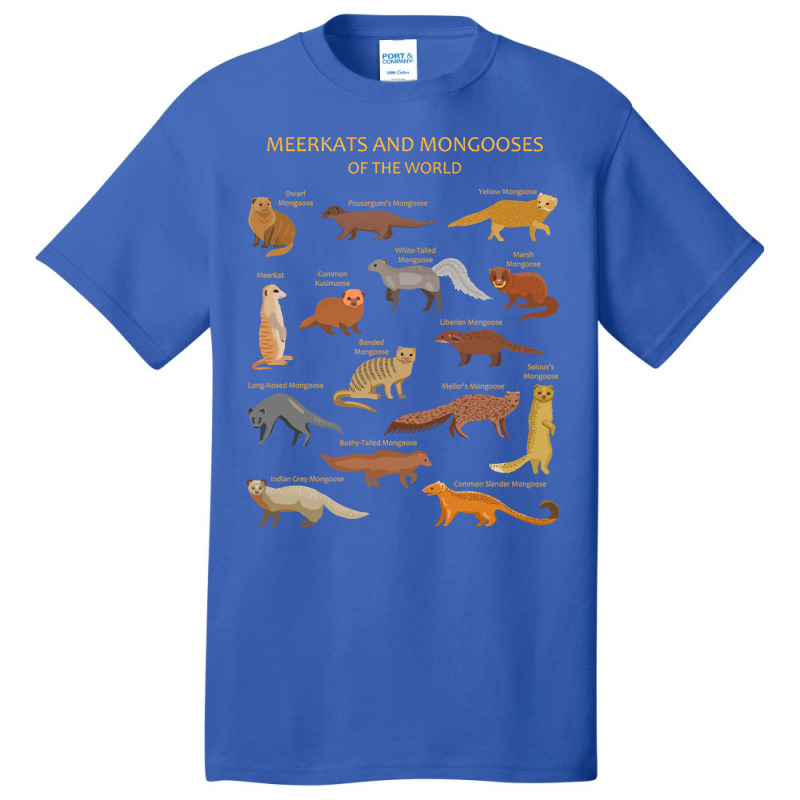 Trending Meerkat And Mongoose Species Basic T-shirt by Ledford Leslie | Artistshot