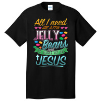 Hot Trend Fun Christian Jelly Bean Candy Lover Easter Jesus Saying Basic T-shirt | Artistshot