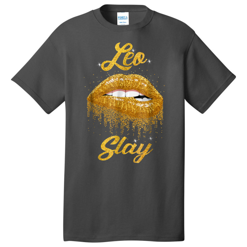 Zodiac Leo Slay Lip T Shirt Basic T-shirt | Artistshot