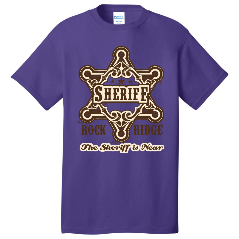 Hot Trend The Sheriff Of Rockridge Is Near! Basic T-shirt by Milne Charlton | Artistshot